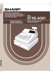 Sharp XE-A301 Manuel D'instructions