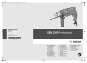 Bosch GSB 1300 Professional Notice Originale