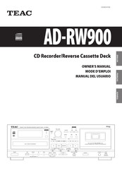 Teac AD-RW900 Mode D'emploi