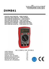 Velleman DVM841 Mode D'emploi