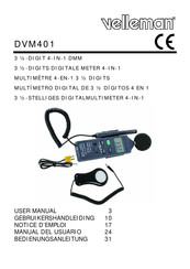 Velleman DVM401 Notice D'emploi