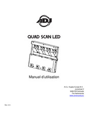 ADJ Quad Scan Led Manuel D'utilisation