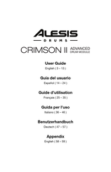 Alesis COMMAND ADVANCED Guide D'utilisation