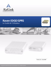 AirLink Communications Raven GPRS Guide De L'utilisateur