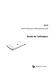 Sony Ericsson GC79 Guide De L'utilisateur