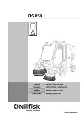 Nilfisk RS 850 Instructions D'utilisation