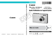 Canon PowerShot SD790 IS Digital ELPH Guide D'utilisation