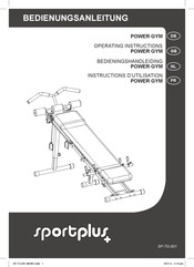 Sportplus SP-TG-001 Instructions D'utilisation