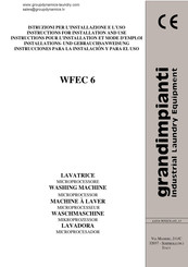 grandimpianti WFEC 6 Mode D'emploi