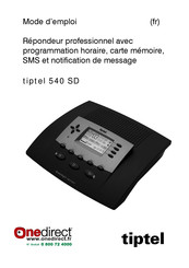 TIPTEL 540 SD Mode D'emploi