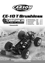 Carson E-Crasher Brushless CE-10 T Mode D'emploi