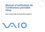 Sony VAIO PCG-FX203 Manuel D'utilisation