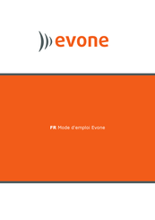 VENTINOVA MEDICAL Evone Mode D'emploi