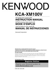 Kenwood KCA-XM100V Mode D'emploi