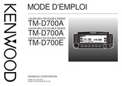 Kenwood TM-D700A Mode D'emploi