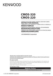 Kenwood CMOS-320 Mode D'emploi