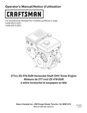 Craftsman C459-52215 (26'') Notice D'utilisation
