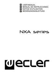 Ecler NXA6-80 Notice D'utilisation