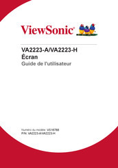 ViewSonic VA2223-A Guide De L'utilisateur