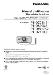 Panasonic PT-DZ16K2 Manuel D'utilisation