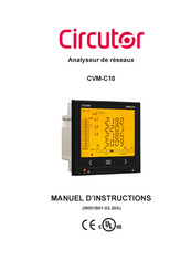 Circutor CVM-C10 Manuel D'instructions