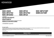 Kenwood KDC-X303 Mode D'emploi