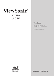 ViewSonic N3751w Guide De L'utilisateur