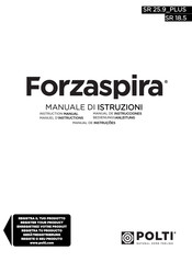 POLTI Forzaspira SR25.9 PLUS Manuel D'instructions