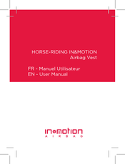 IN&MOTION Airbag Vest Manuel Utilisateur