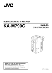 JVC KA-M790G Manuel D'instructions