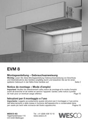 Wesco EVM 8 Notice De Montage