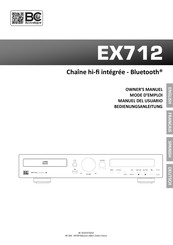 BC Acoustique EX712 Mode D'emploi