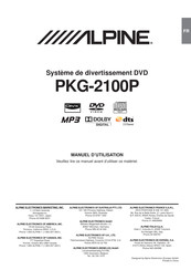 Alpine PKG-2100P Manuel D'utilisation