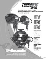 DOSMATIC TurboDos 100 0.5% Mode D'emploi