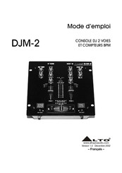 Alto DJM-2 Mode D'emploi