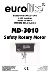 EuroLite MD-3010 Mode D'emploi