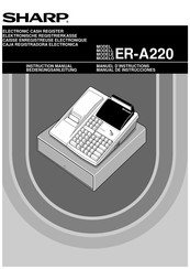 Sharp ER-A220 Manuel D'instructions