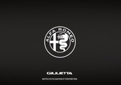 Alfa Romeo GIULIETTA Notice D'utilisation