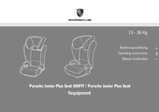 Porsche Junior Plus Seat Manuel D'utilisation