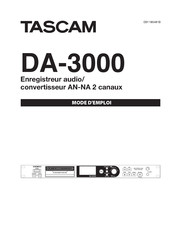 Tascam DA-3000 Mode D'emploi