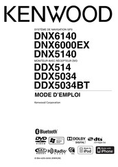 Kenwood DDX5034BT Mode D'emploi