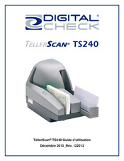 Digital Check TellerScan TS240 Guide D'utilisation
