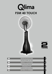 Qlima FSM 40 TOUCH Manuel D'utilisation