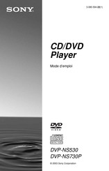 Sony DVP-NS530 Mode D'emploi