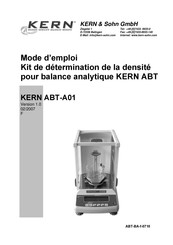 KERN ABT-A01 Mode D'emploi