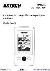 Extech Instruments EMF450 Manuel D'utilisation