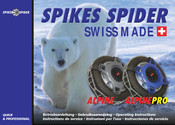 SPIKES-SPIDER ALPINE PRO Instructions De Service