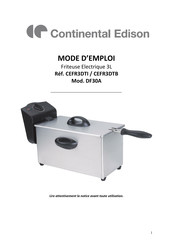 CONTINENTAL EDISON CEFR3DTI Mode D'emploi