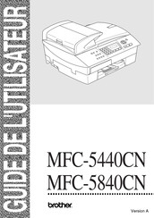 Brother MFC-5440CN Guide De L'utilisateur