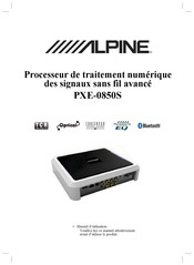 Alpine PXE-0850S Manuel D'utilisation